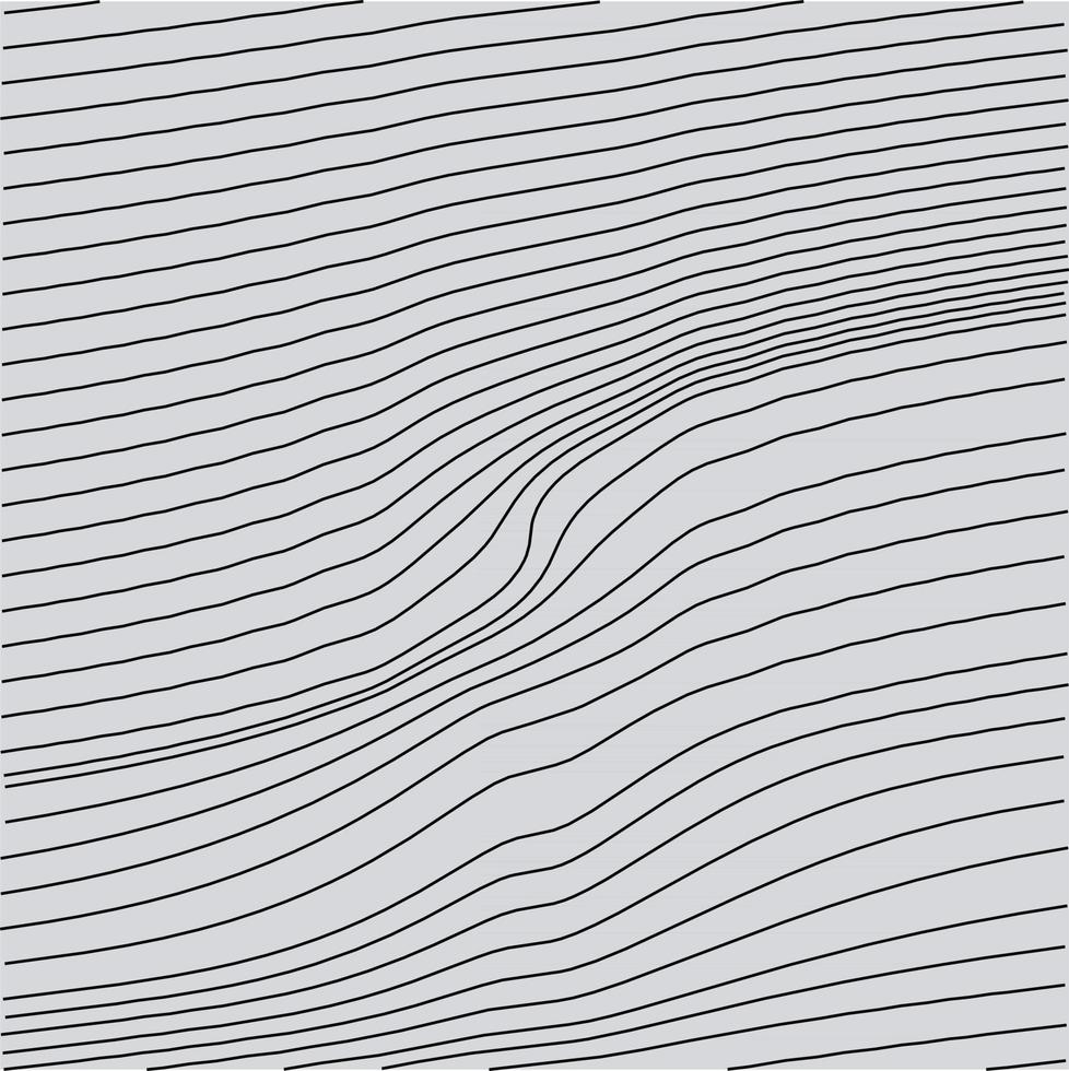 Abstract Curvy Wavy Streamlines Line Art Background Texture vector