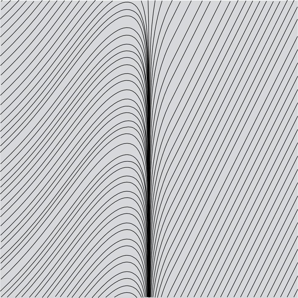 Abstract Curvy Wavy Streamlines Line Art Background Texture Free Vector
