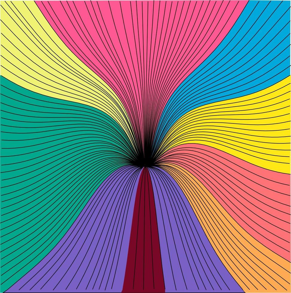 flujo abstracto minimalista curvas y onduladas líneas aerodinámicas textura de fondo de arte vector