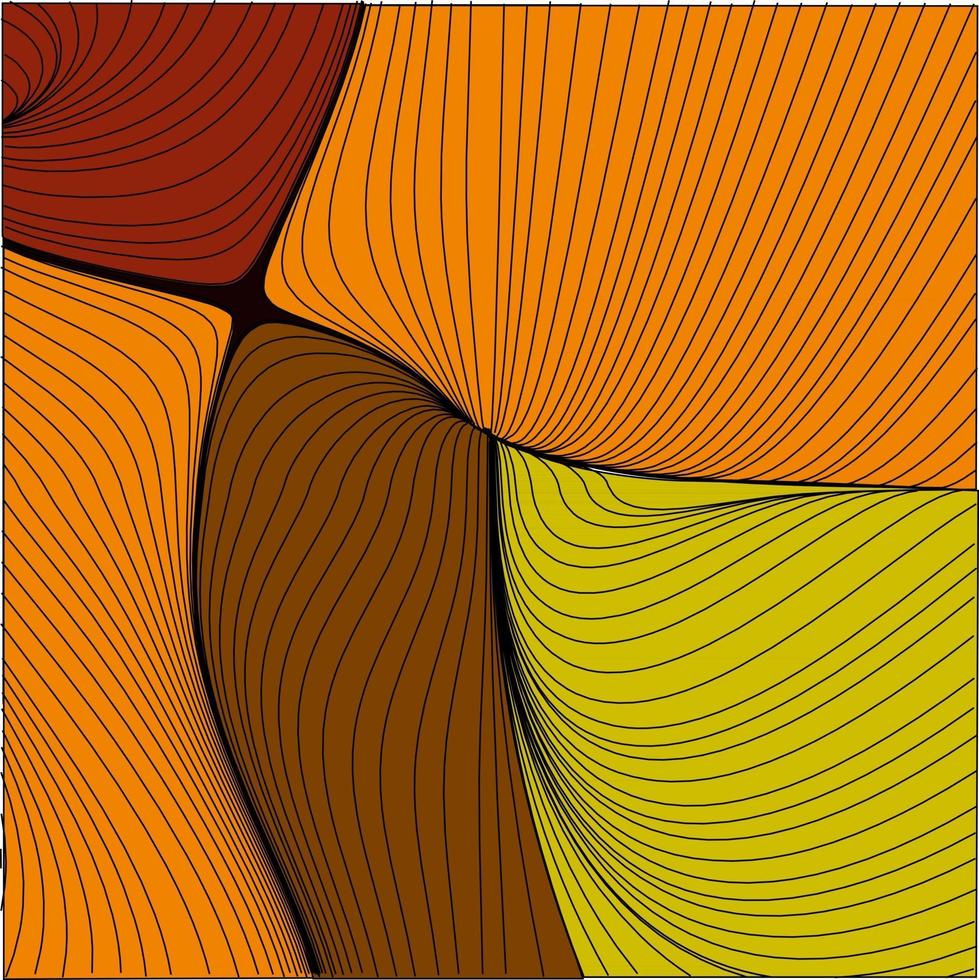 flujo abstracto minimalista curvas y onduladas líneas aerodinámicas textura de fondo de arte vector