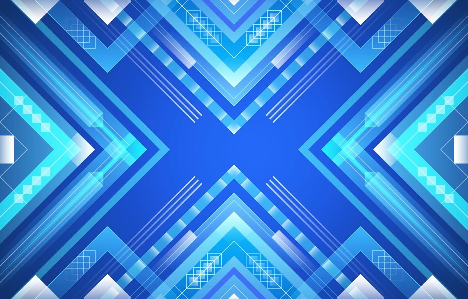 Blue Gradient Geometrical Square Diamond vector
