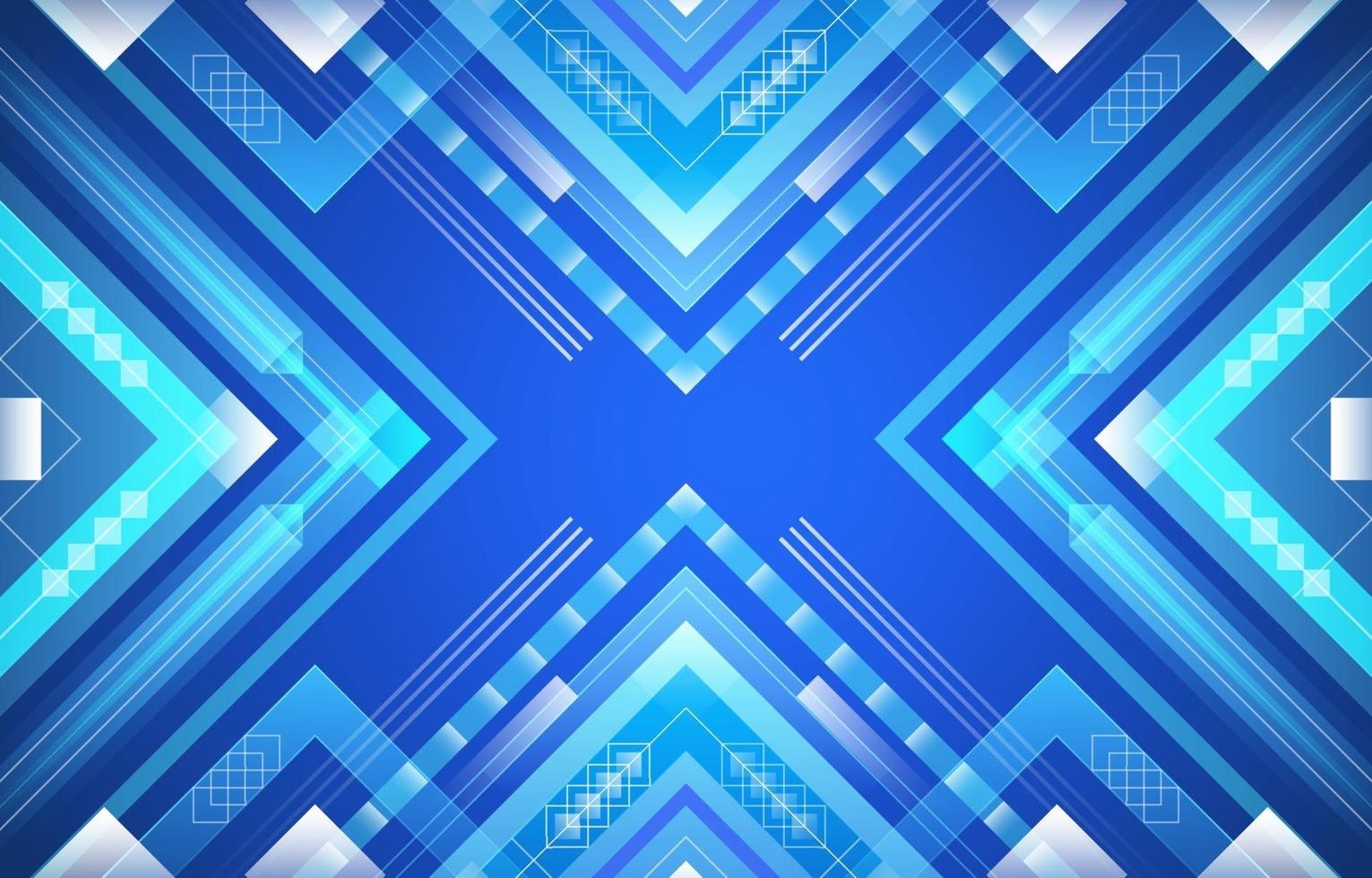 Blue Gradient Geometrical Square Diamond vector