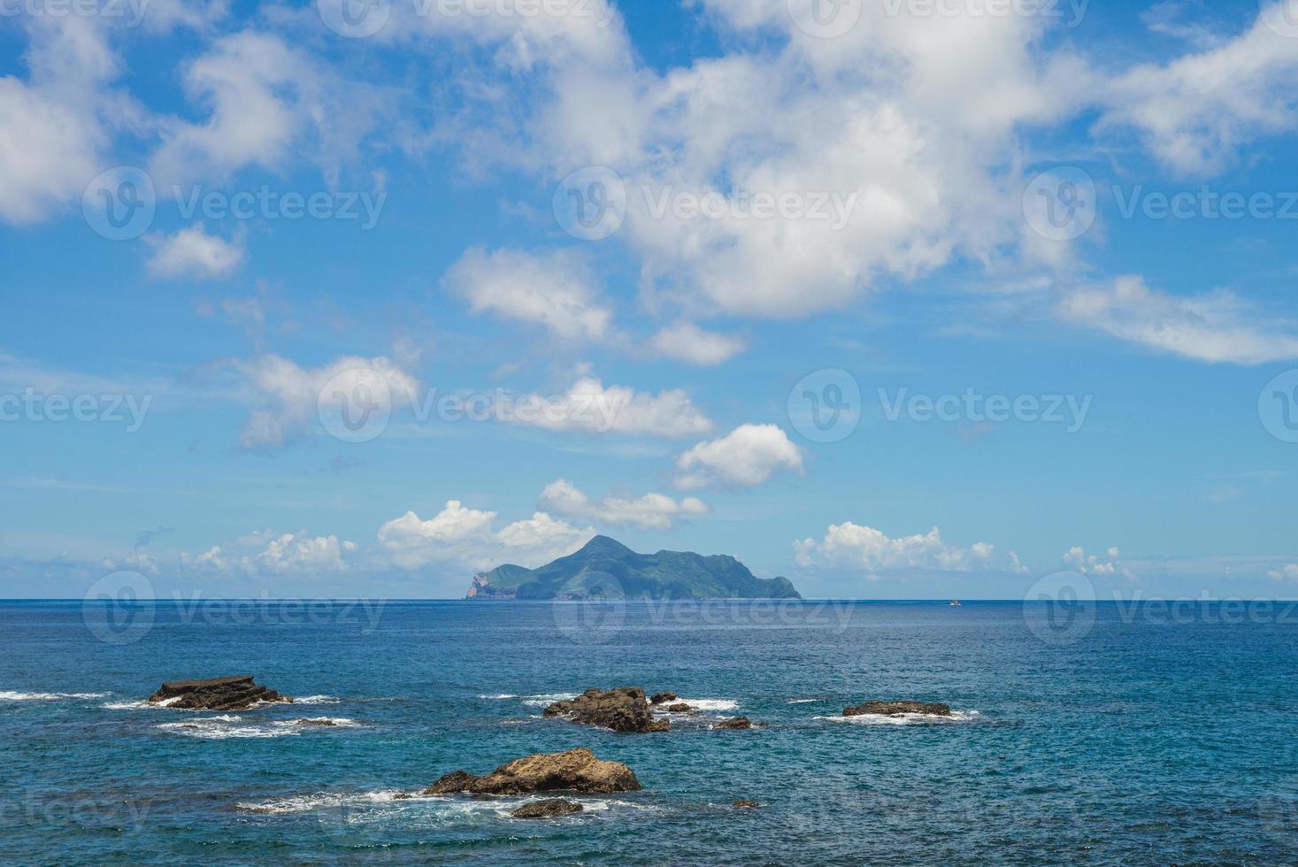 Isla de la tortuga de la isla de Guishan en el condado de Yilan, Taiwán foto