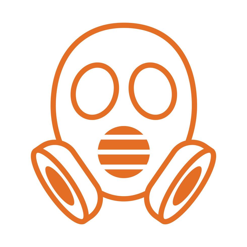 bio security mask protectionline style vector