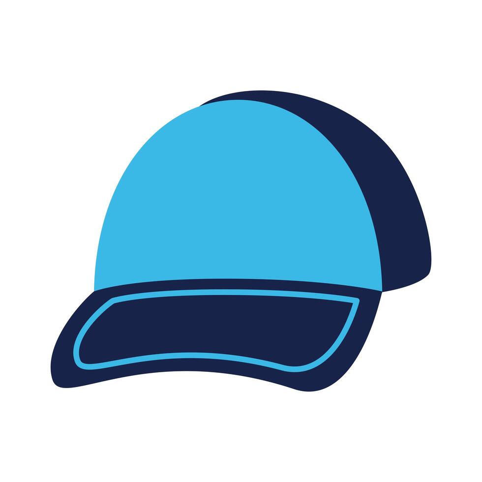 sport cap flat style icon vector