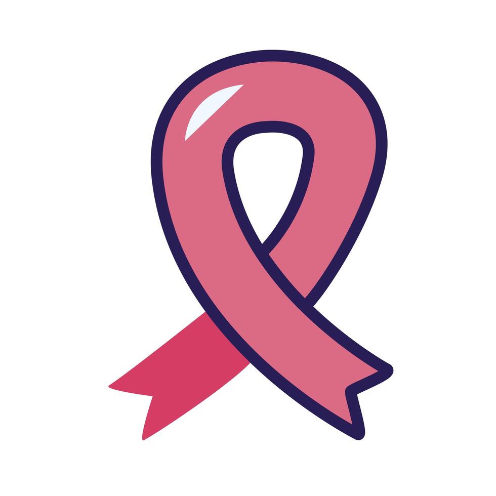 campaign ribbon line and fill style icon vector