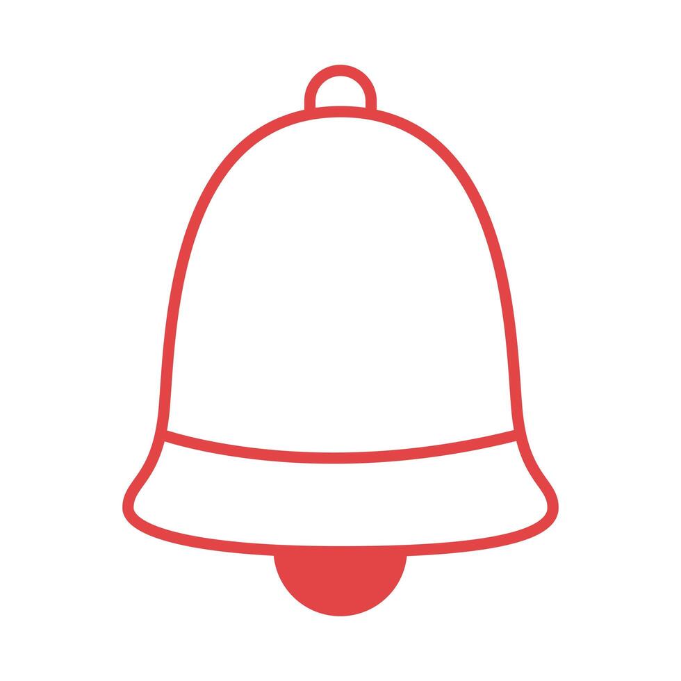 bell sound line style icon vector