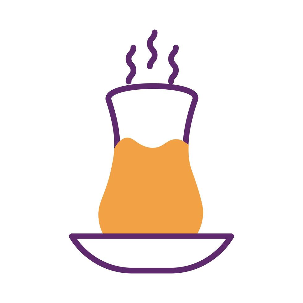 aromatherapy cauldron line style icon vector