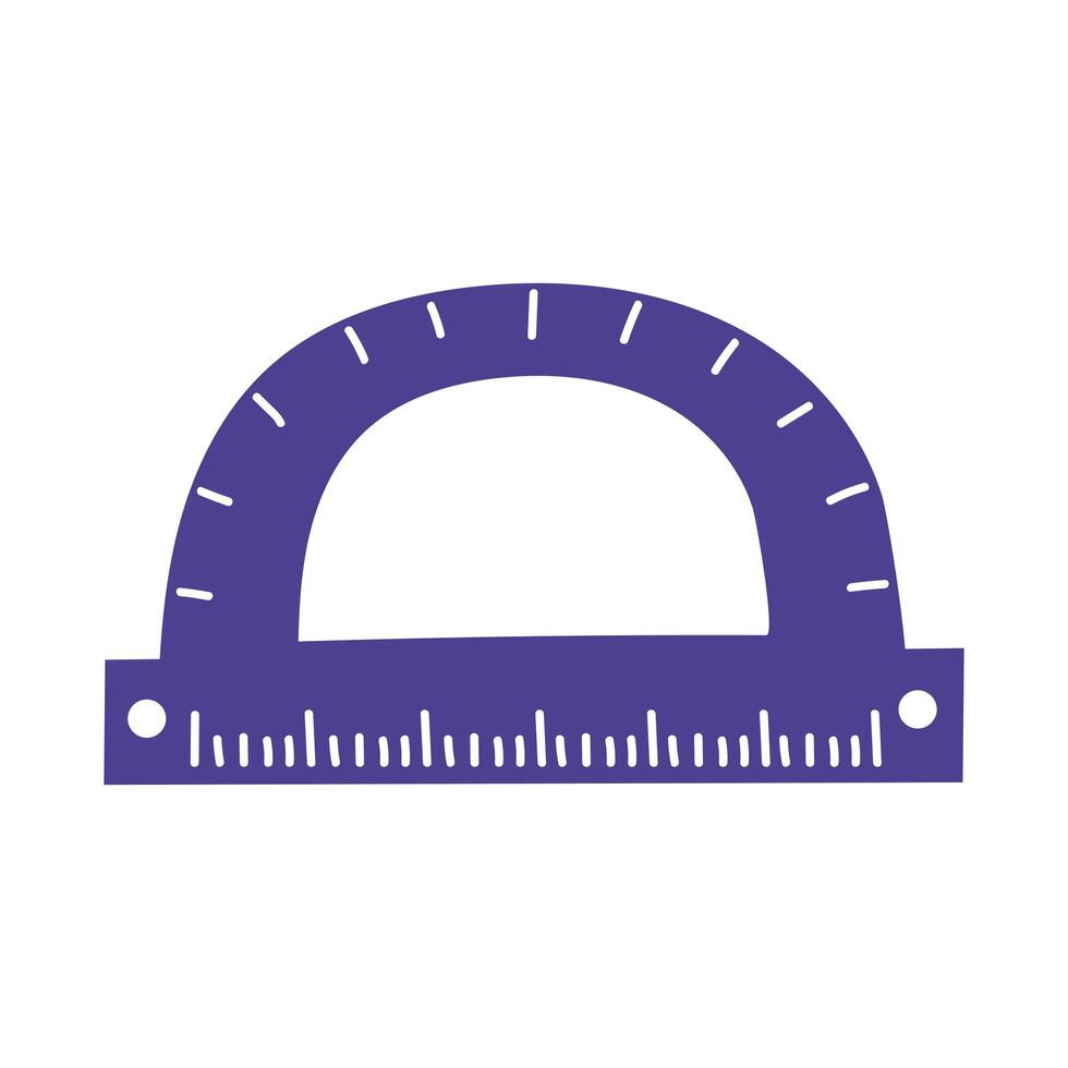 rule school supply isolated icon vector