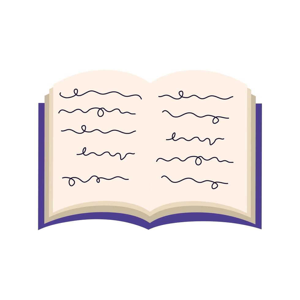 text book school supply icon vector