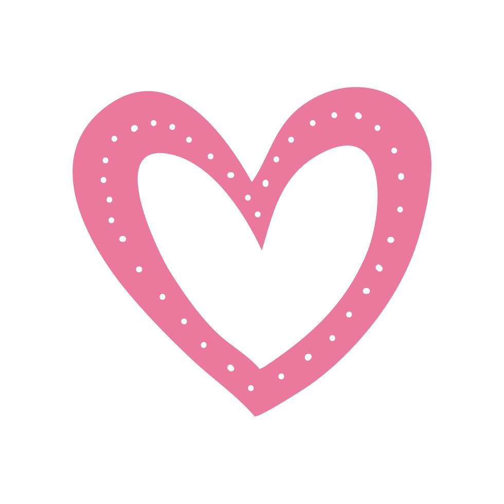 happy valentines day heart icon vector