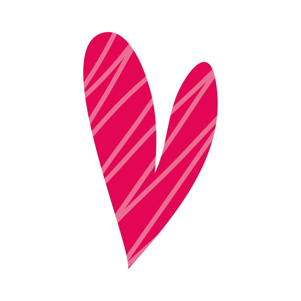 happy valentines day heart icon vector