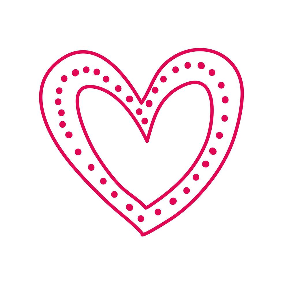happy valentines day heart icon vector