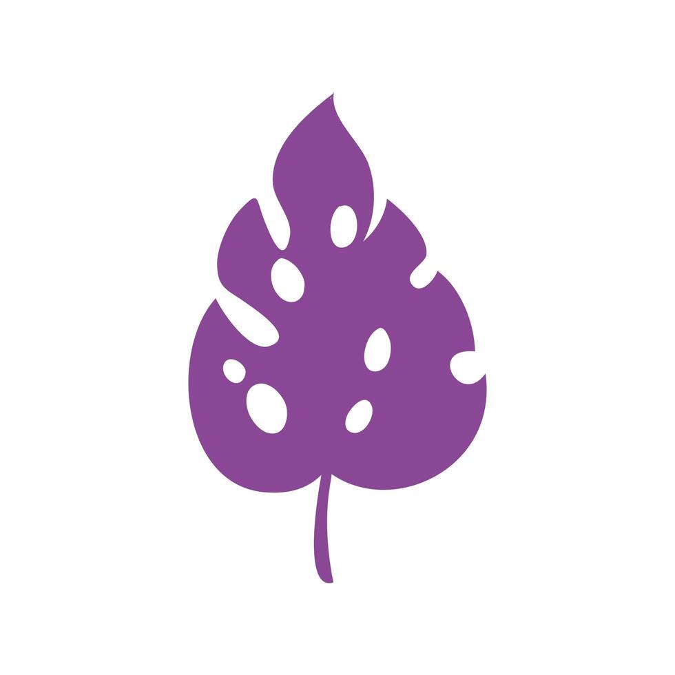 ecology leaf plant isolated icon vector