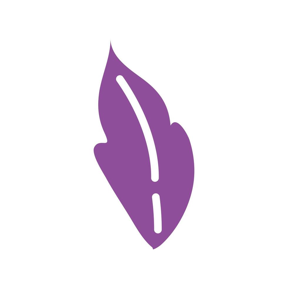 feather bird decorative isolated icon vector