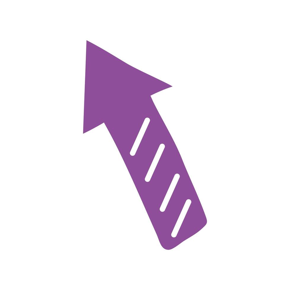 firework rocket explosive isolated icon vector