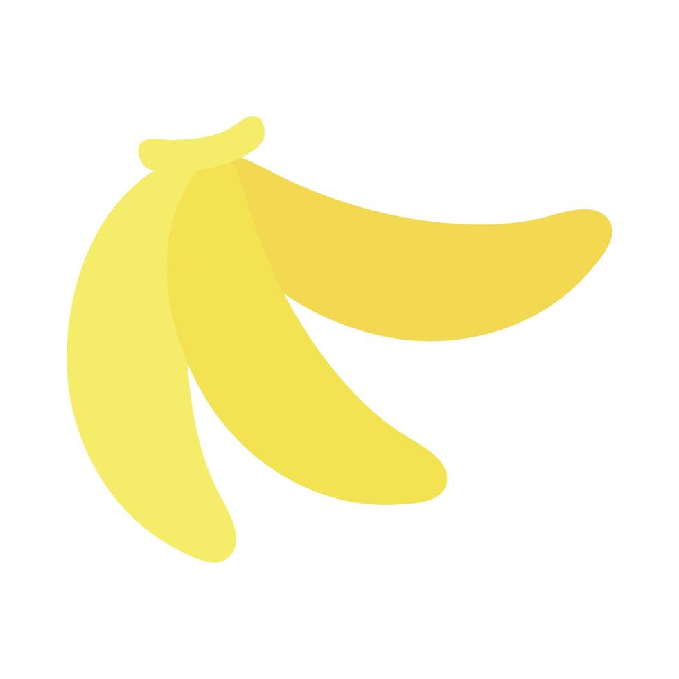 fresh bananas fruits isolated icon vector