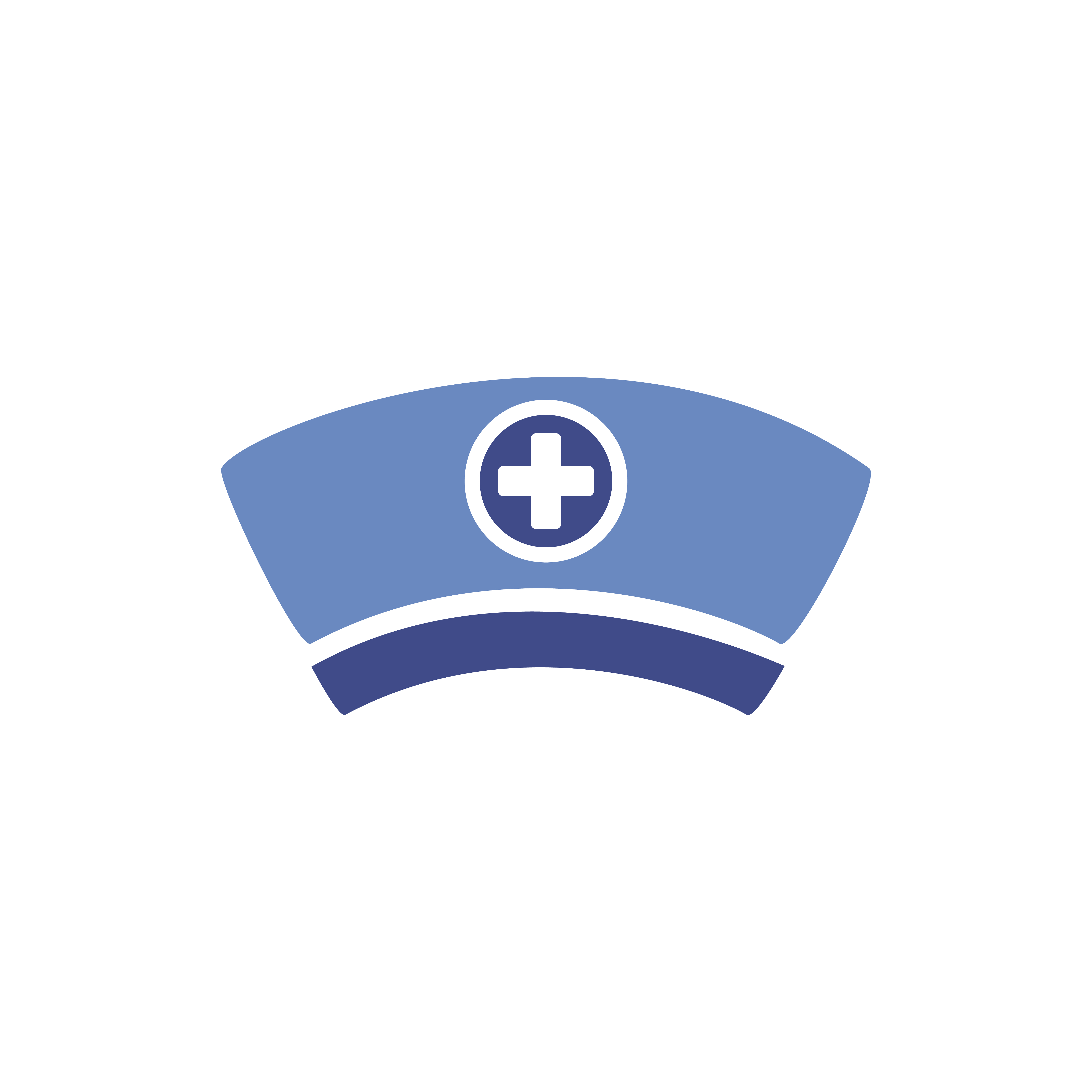 nurse hat with medical cross line style icon 2662420 Vector Art at Vecteezy