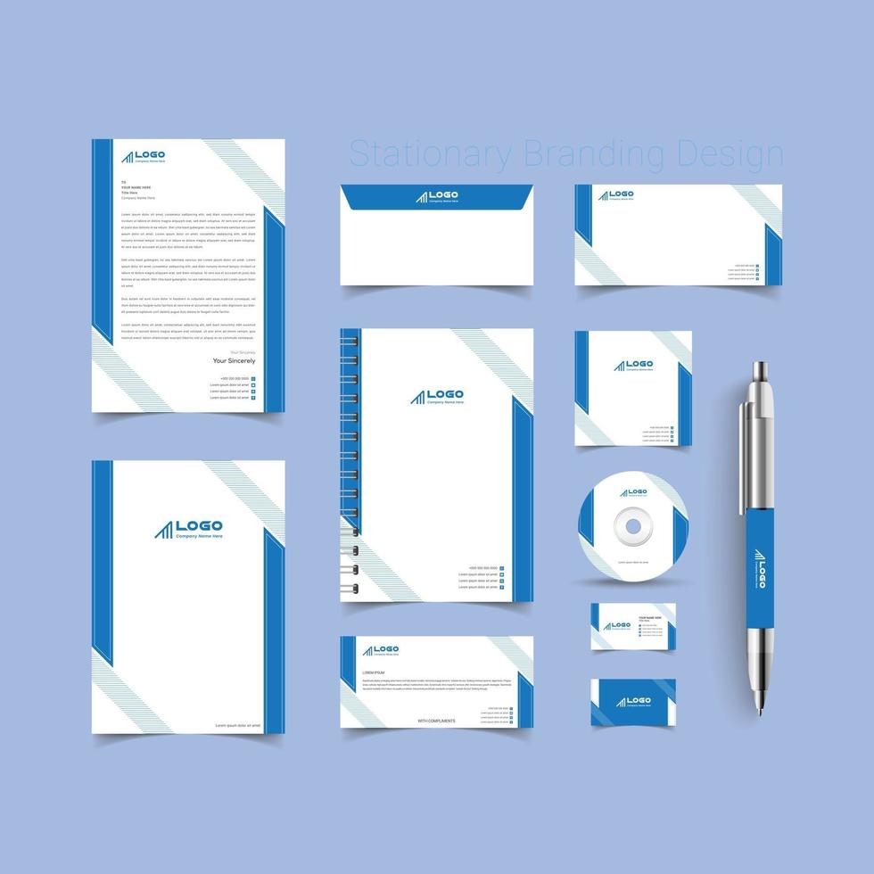 conjunto de identidad corporativa. kit de diseño de plantillas de papelería. paquete de identidad de marca editable de plantilla de marca con fondo de efecto de semitono abstracto para empresa comercial y vector de finanzas