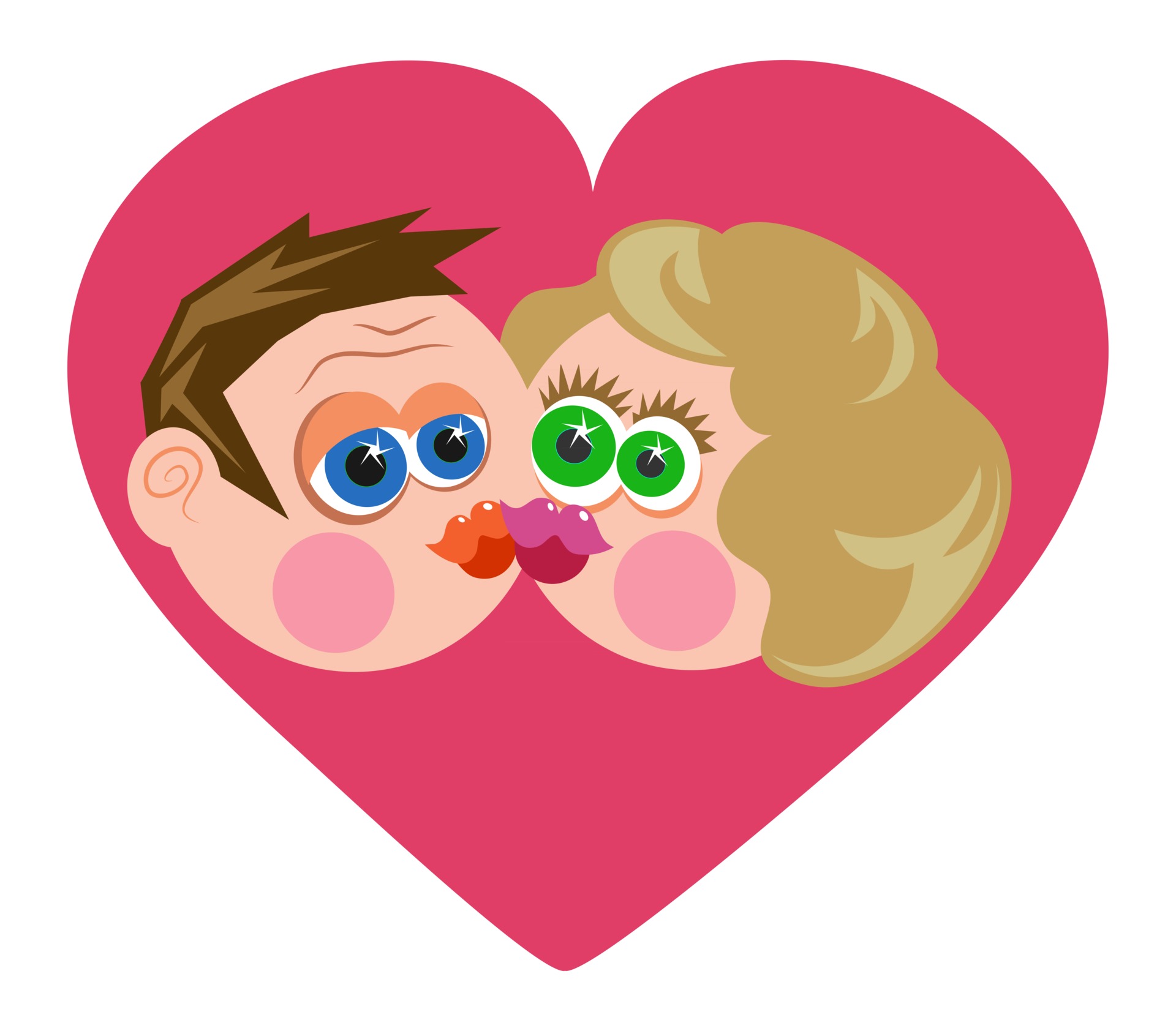 Funny Cartoon Kissing Couple 2652637 Vector Art at Vecteezy Funny Cartoon Kissing Couple 2652637 Vector Art at Vecteezy