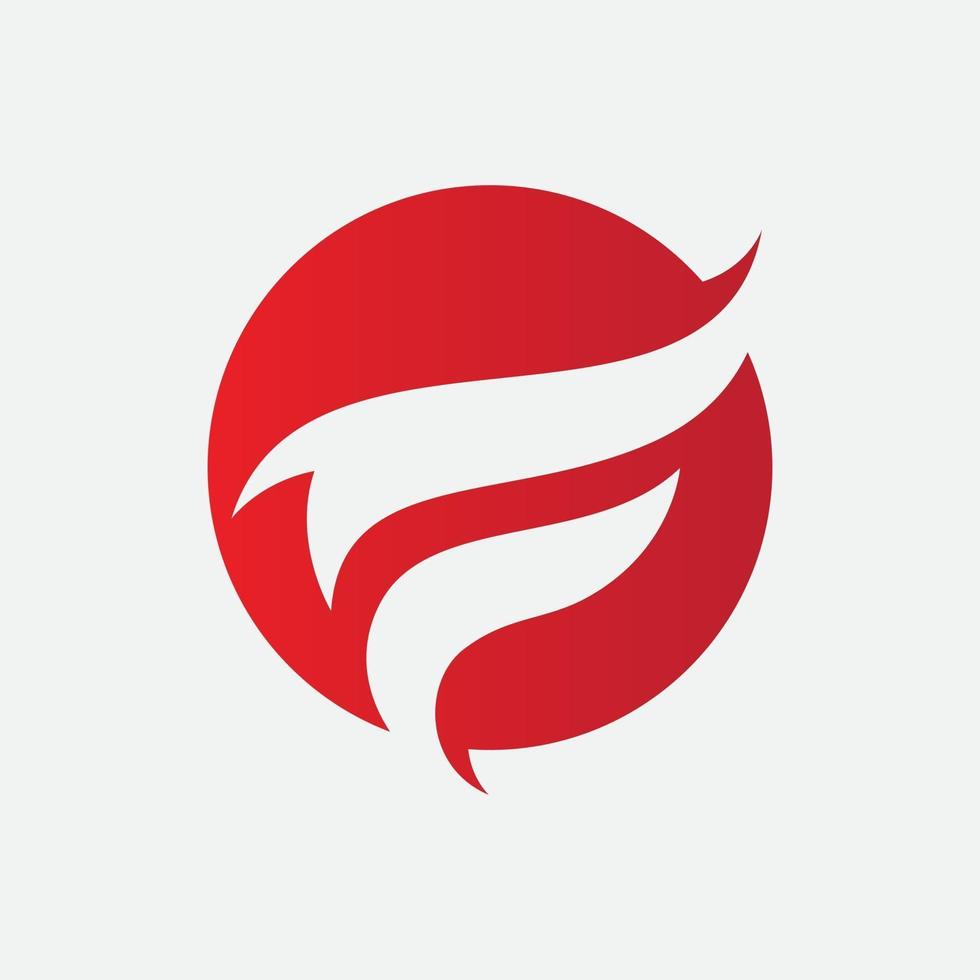 F letters logo and symbols vector