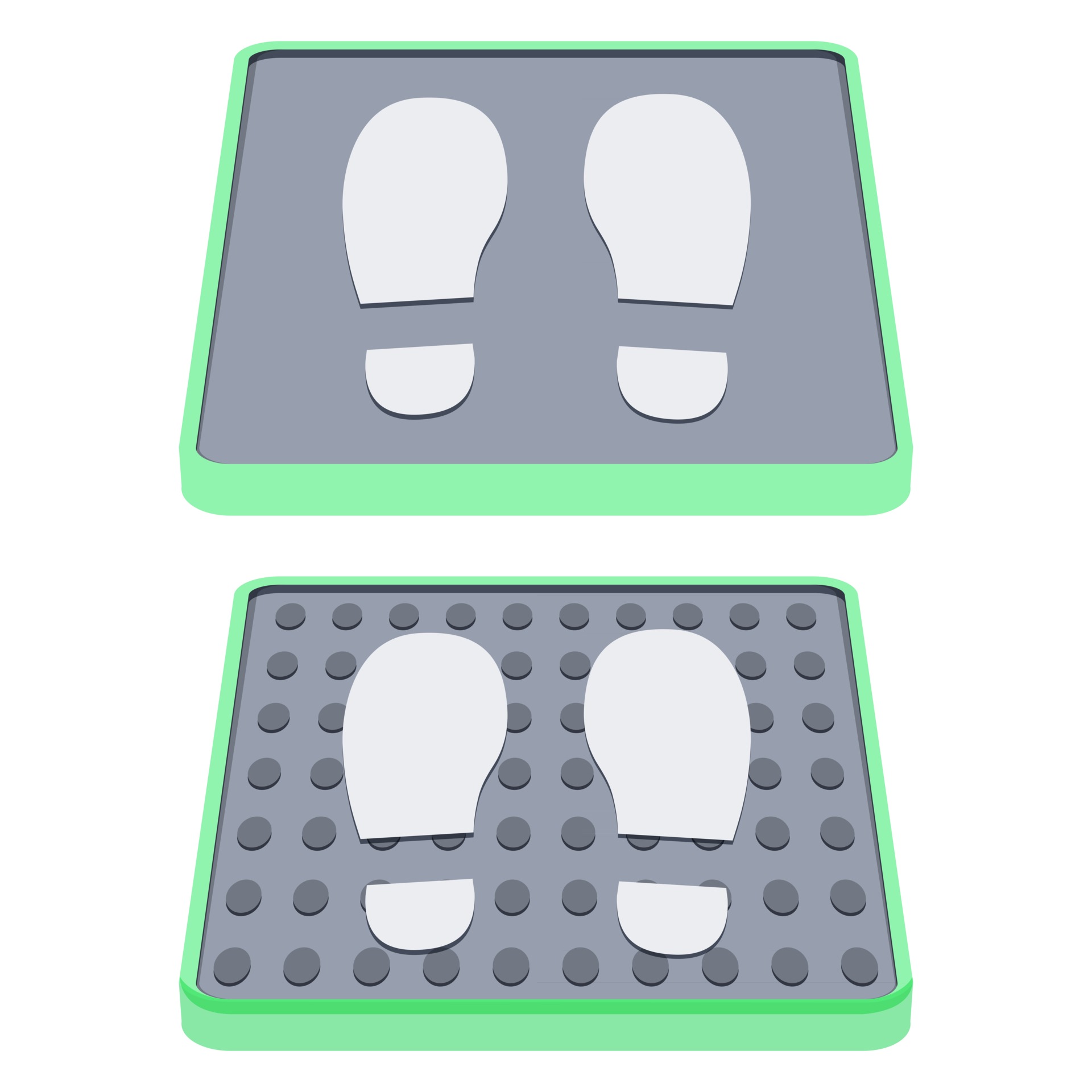 Disinfectant mat. Sanitizing mat. Color antibacterial entry rug