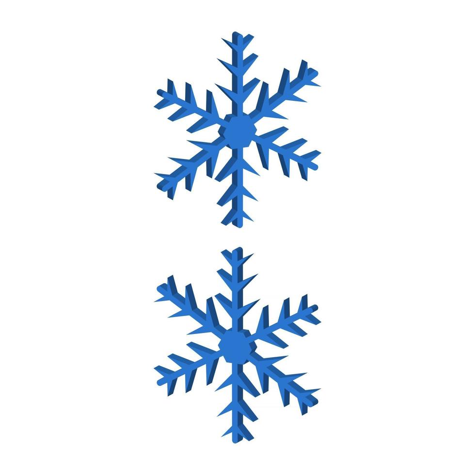 Snowflake Illustrated In Vector