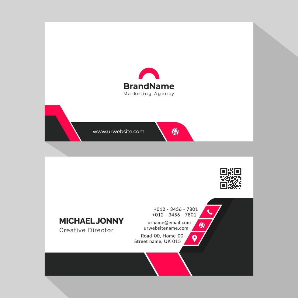 Creatie business card design tempate vector