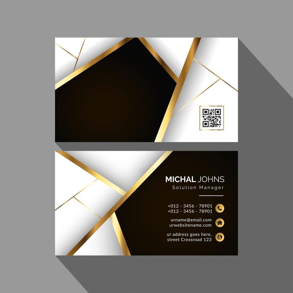 Business card design template vector