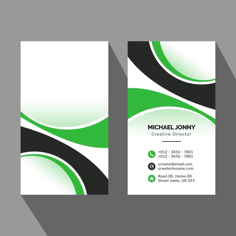 Business card design template vector
