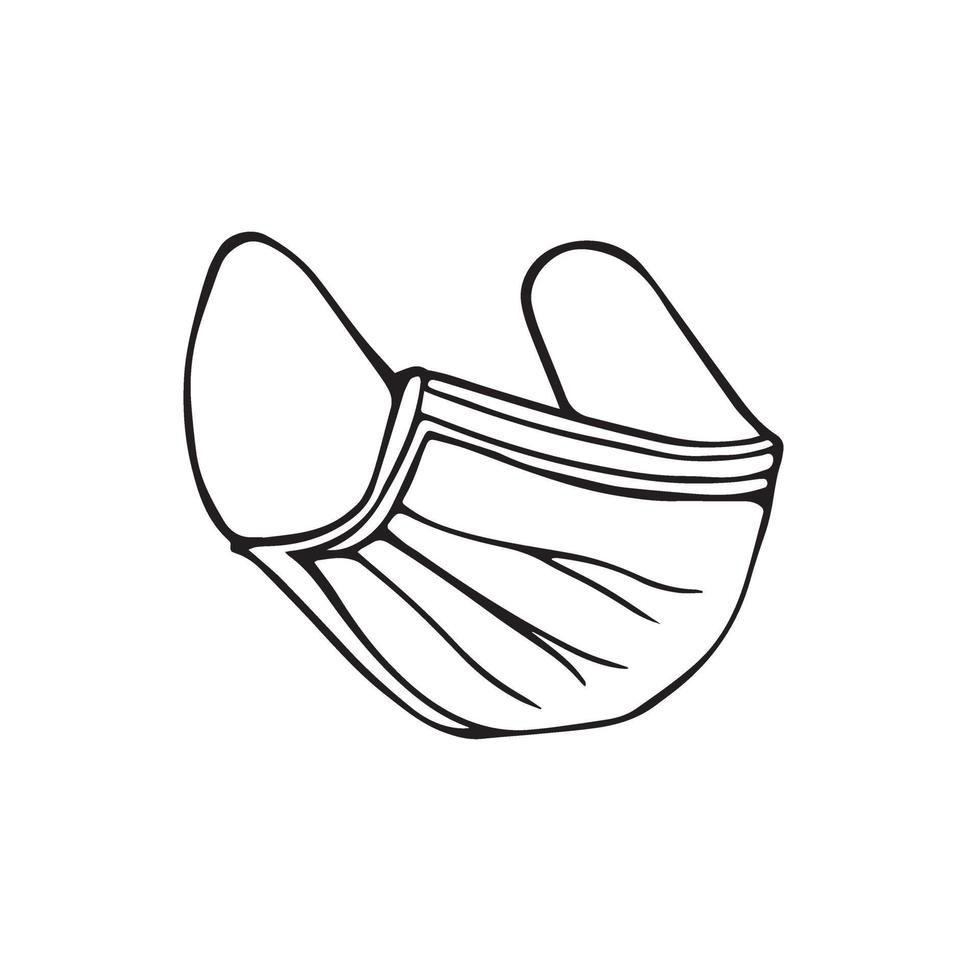 medical mask. vector illustration