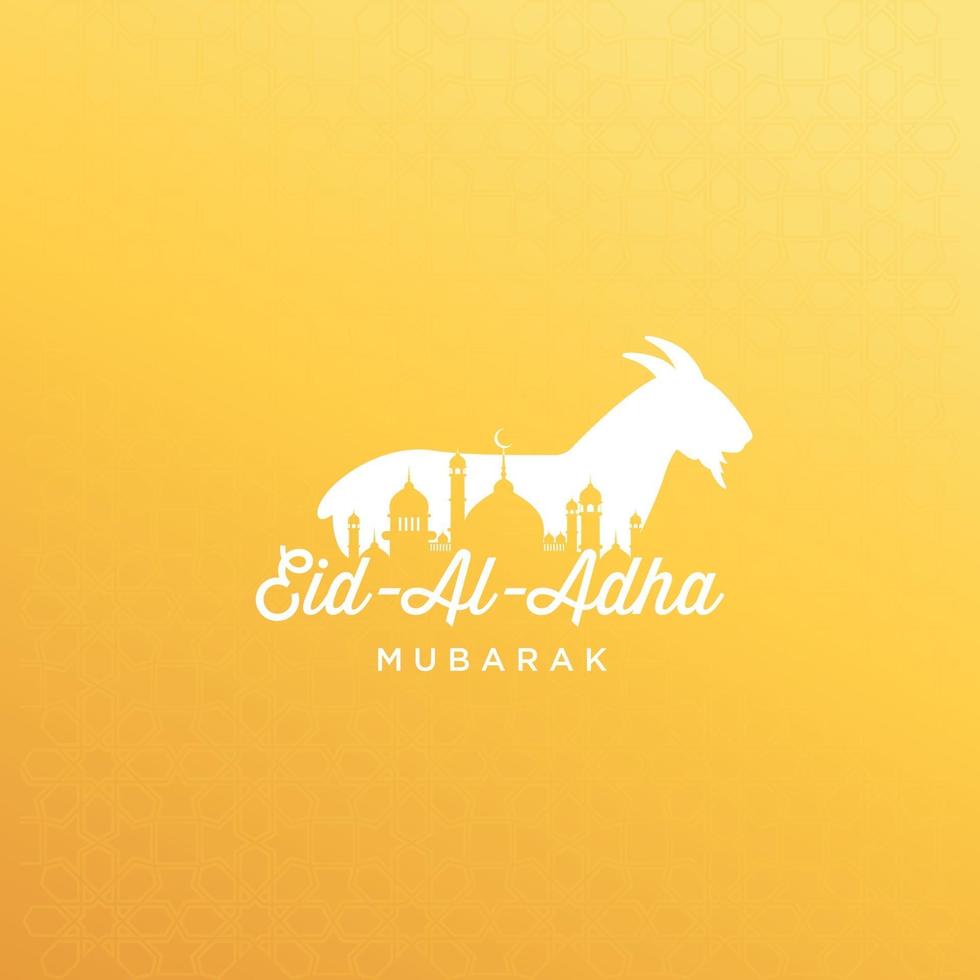 Eid Al Adha illustration vector graphic of good for islamic day, eid mubarak, eid fitr, greeting card, background. Eps 10