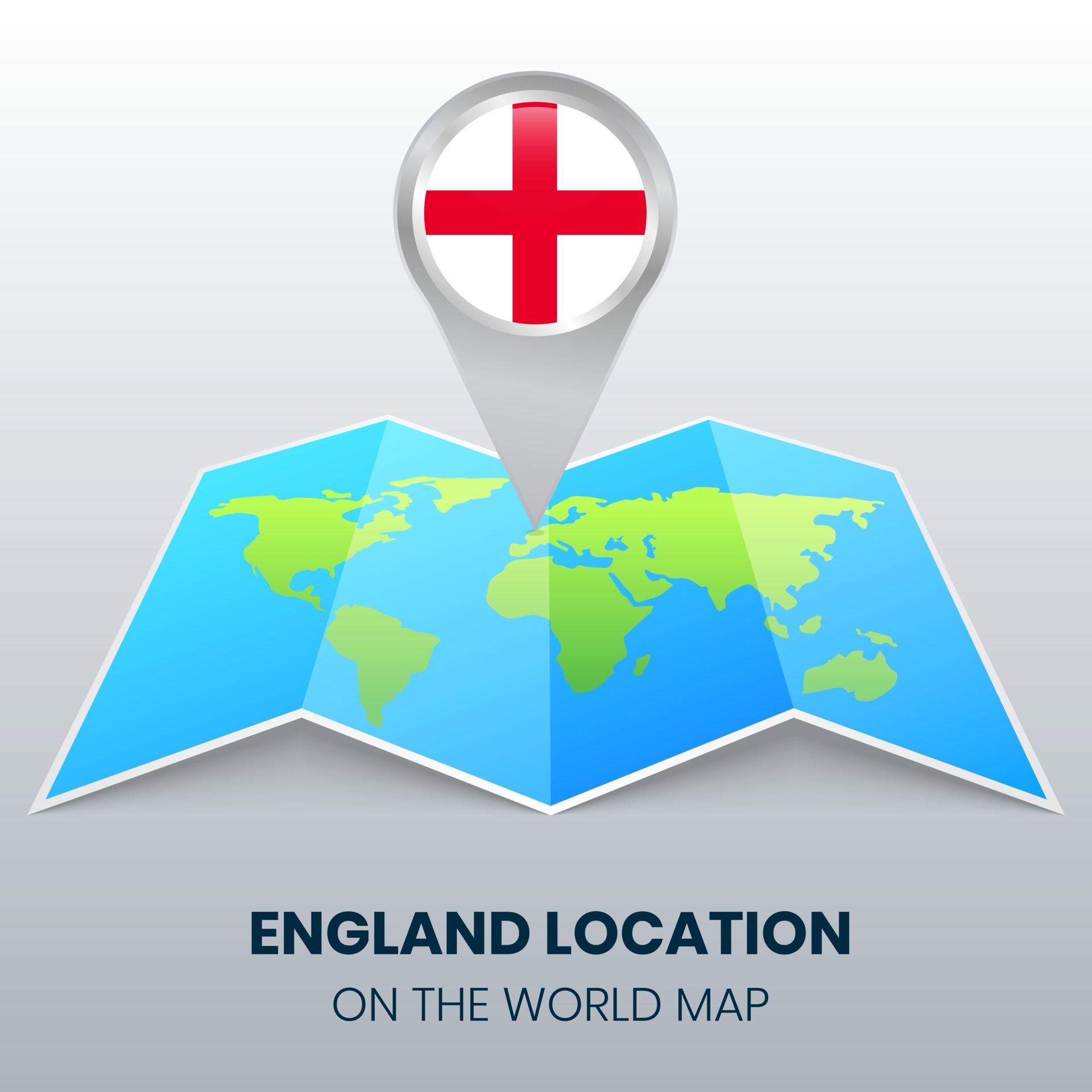 Location Icon Of England On The World Map Round Pin Icon Of England 2653230 Vector Art At Vecteezy
