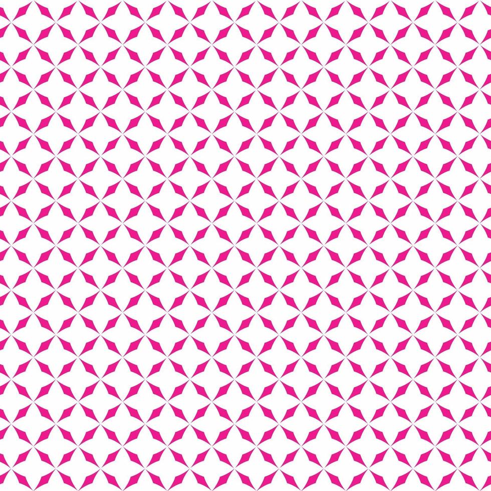 Cute pink floral pattern on a white background vector