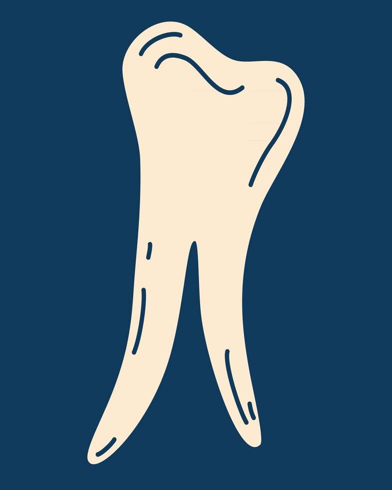 icono de diente. símbolo de diente médico. concepto de diente sano. dental. ilustraciones planas vectoriales. aislado vector