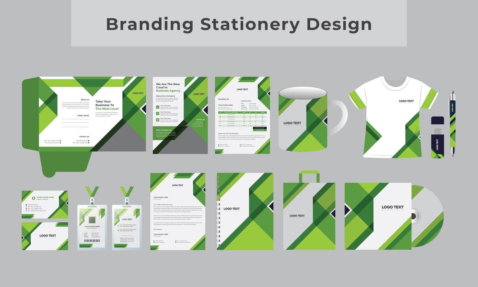Branding Stationery Design vector
