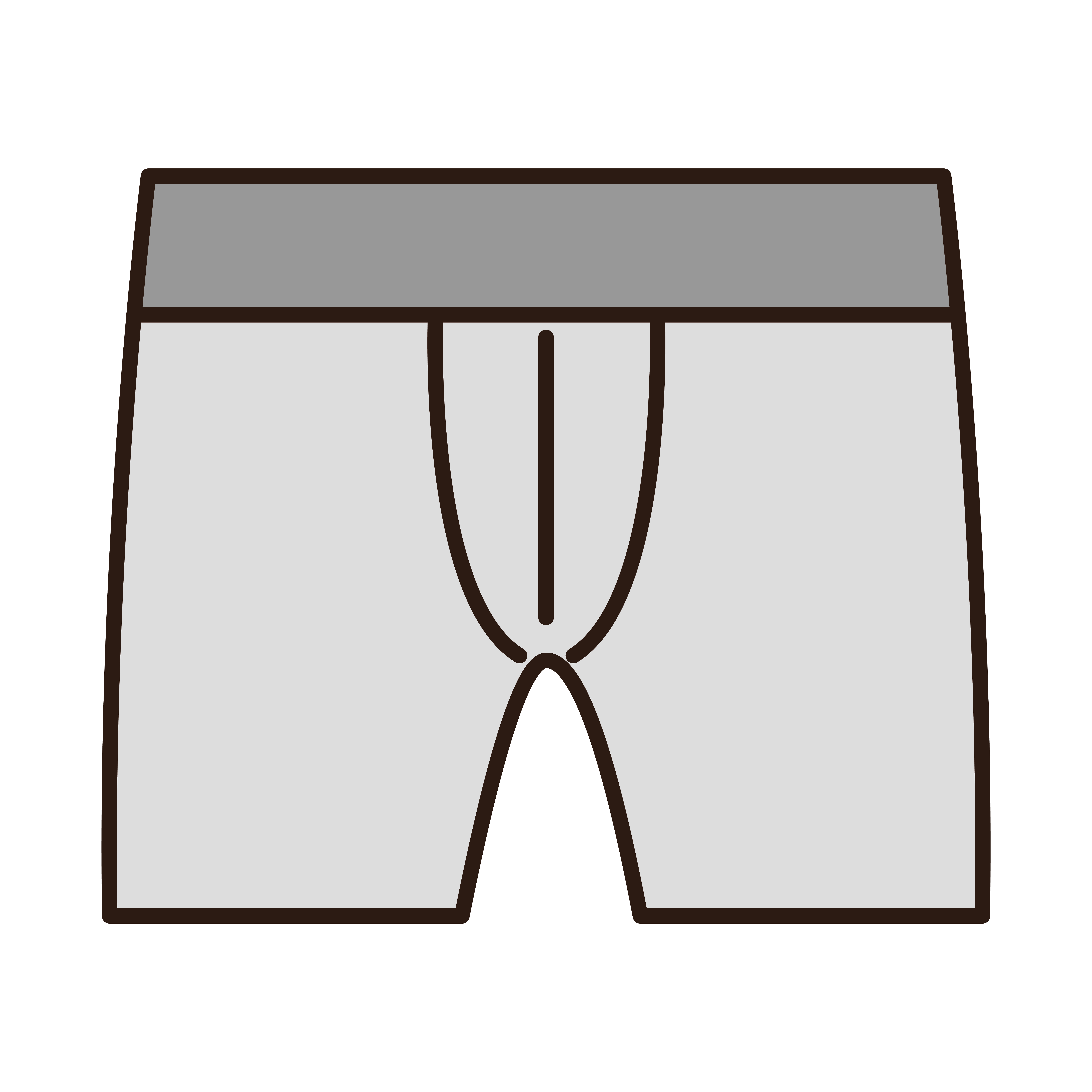 men underwear clothes line and fill icon 2655950 Vector Art at Vecteezy