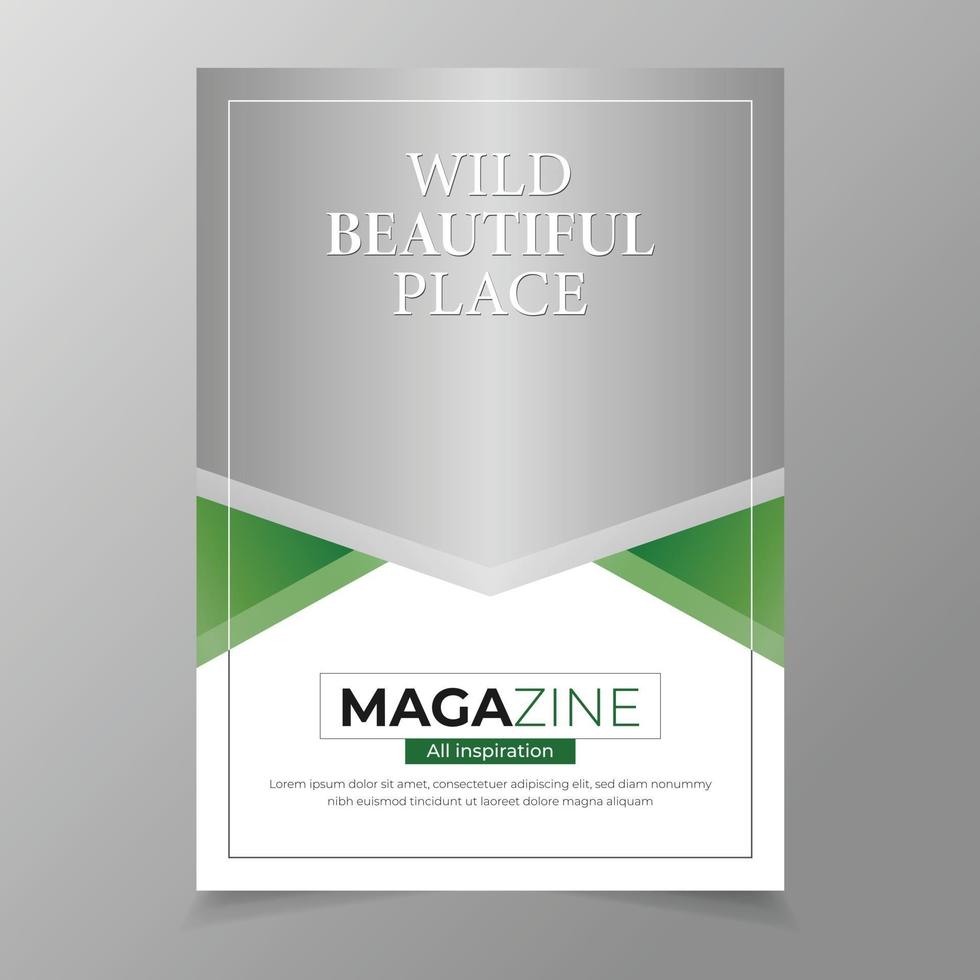 Wild beautiful magazine vector