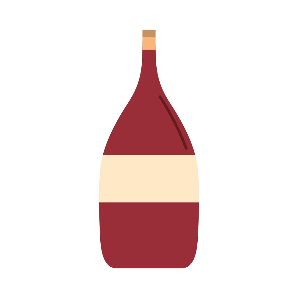 wine bottle icon vector design