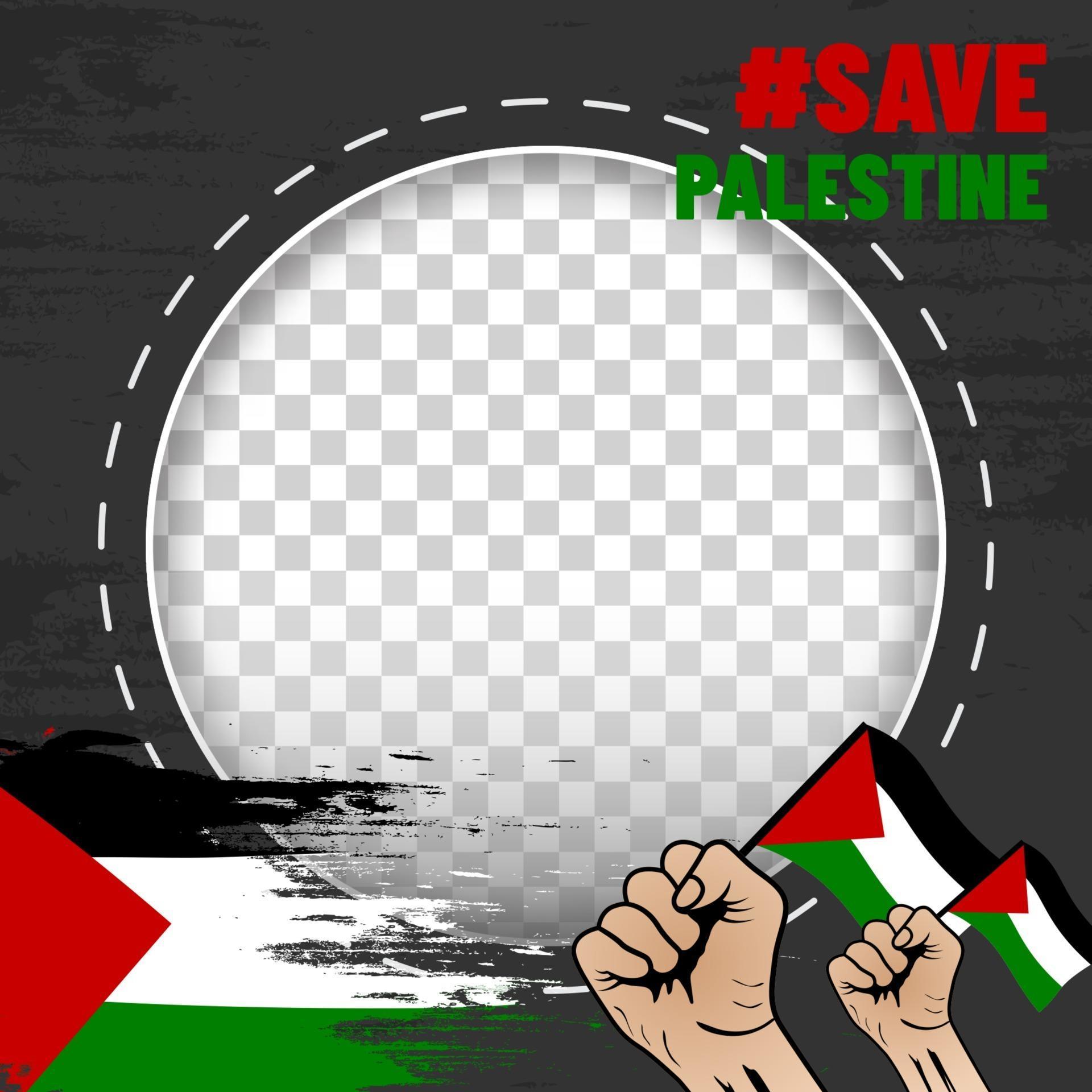 Beautiful palestine photo frame 2656881 Vector Art at Vecteezy