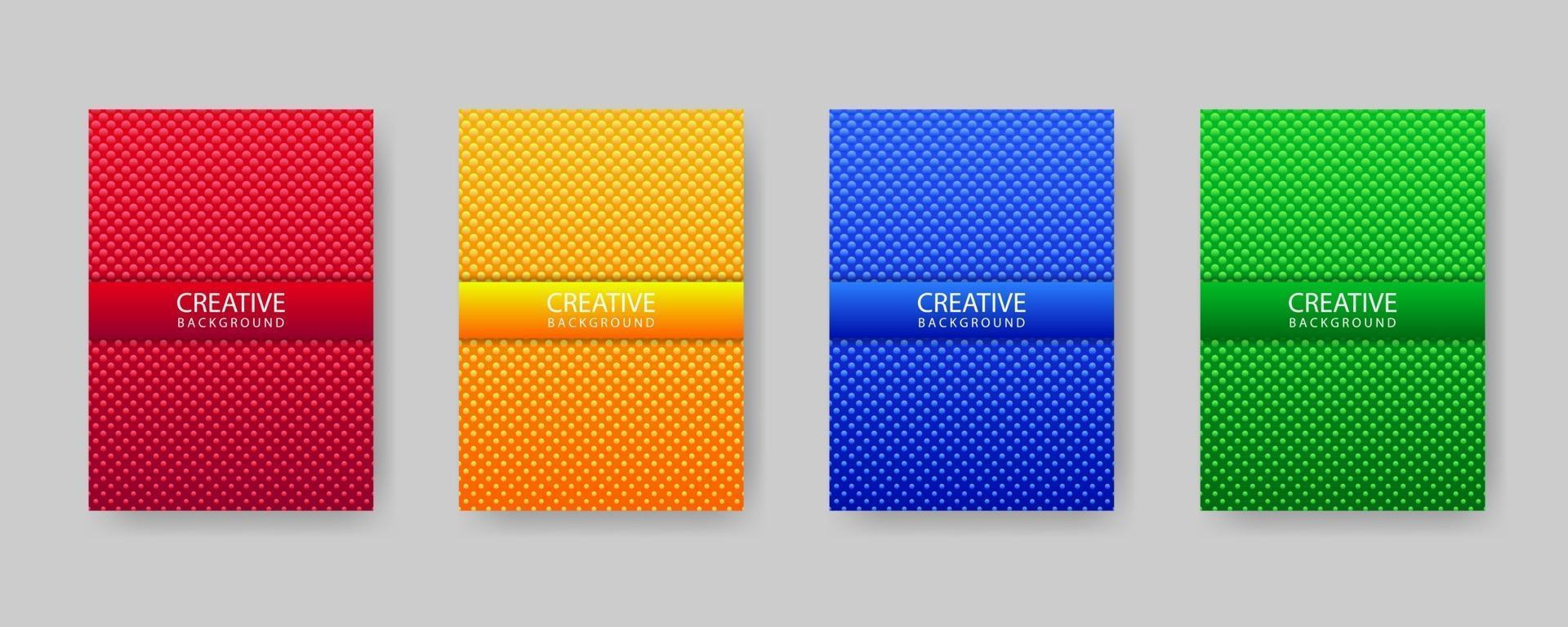 Minimal covers design. Modern background with abstract texture for use element placards, banners, flyers, posters etc. Colorful halftone gradients. Future geometric patterns. vector