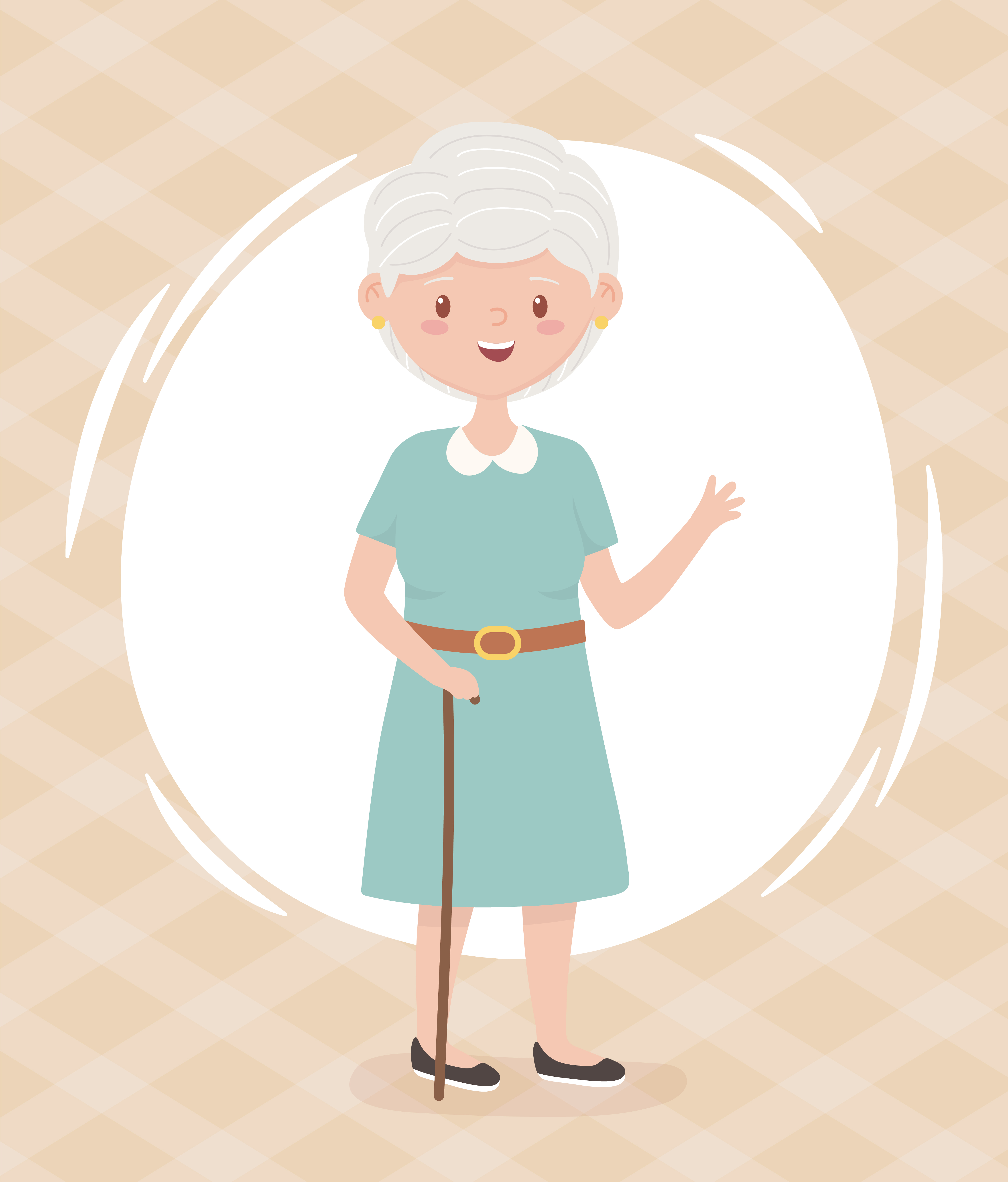 old people, elderly woman grandmother, mature person cartoon character  2658941 Vector Art at Vecteezy