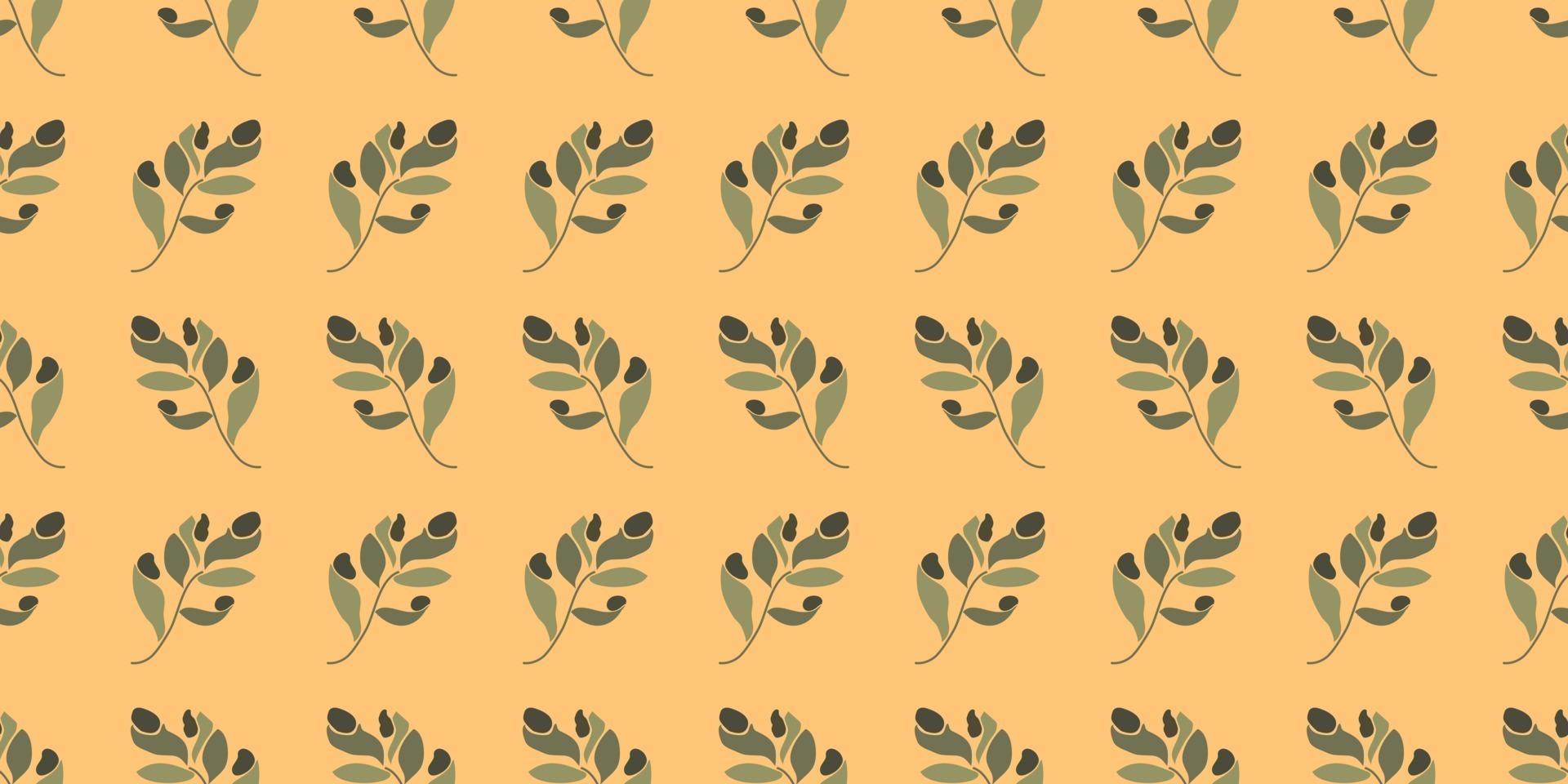 Cute floral, plant vector seamless pattern. Elegant template for fashion prints, fabric, textile, wallpaper, wall art, invitation. Ready to use. Elegant template for fashion prints, fabric, wallpaper, wall art, inv