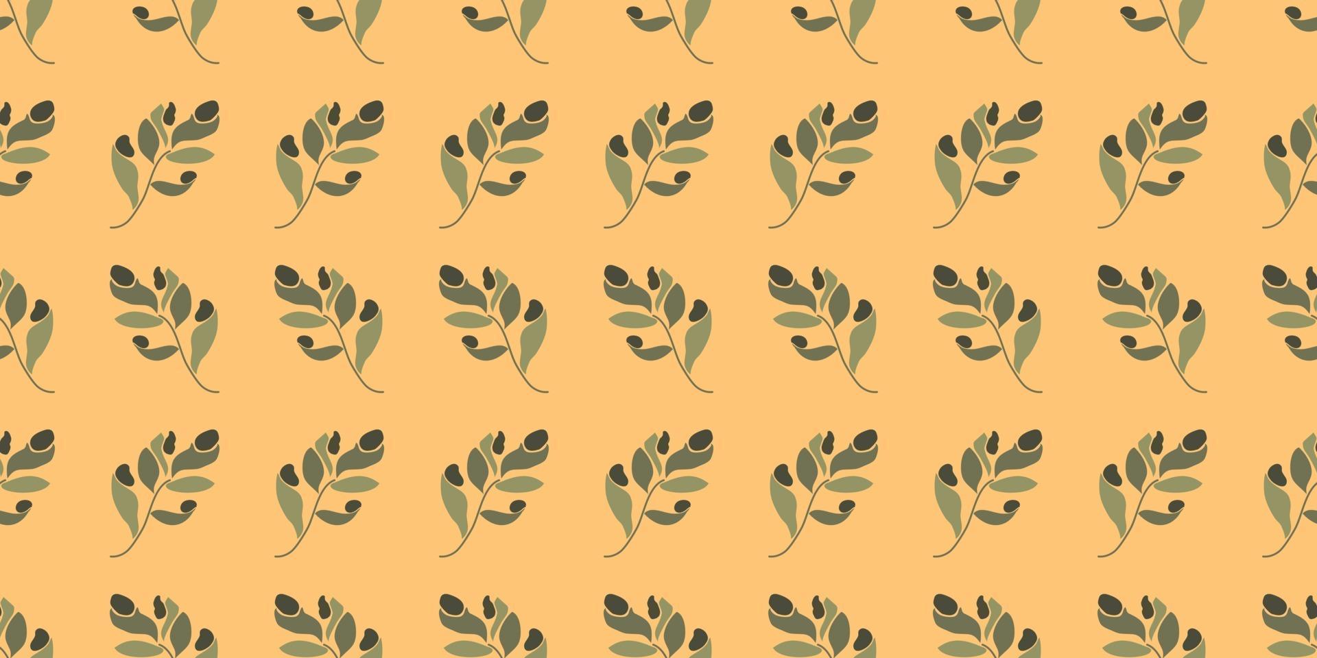 lindo, floral, planta, vector, seamless, patrón. plantilla elegante para estampados de moda, tela, textil, papel tapiz, arte de la pared, invitación. listo para usar. plantilla elegante para estampados de moda, tela, papel tapiz, arte de la pared, inv vector