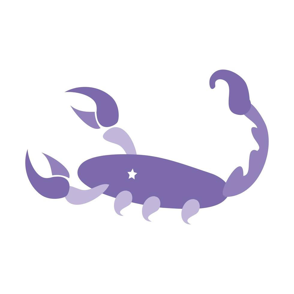 wild scorpio animal isolated icon vector