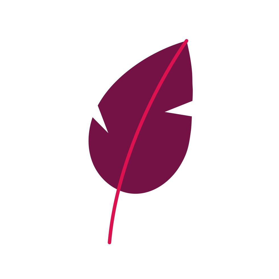 ecology leaf plant isolated icon vector