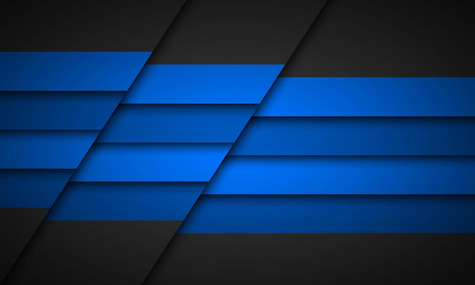 Black and blue material design background. Modern wallpaper with overlap  layers with free space for your text. Widescreen vector illustration  2667028 Vector Art at Vecteezy