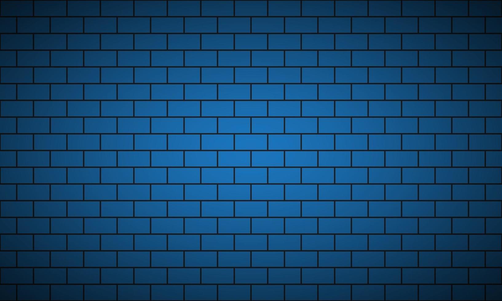 Modern blue brick pattern. Seamless tile pattern. Simple vector illustration