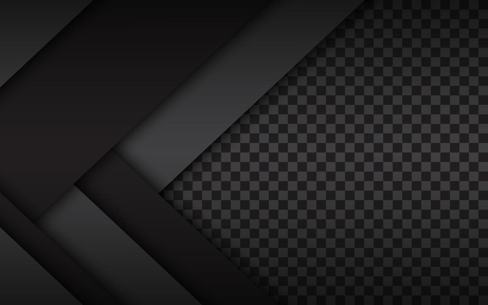 Capas en blanco y negro una encima de la otra, diseño de material moderno con un patrón hexagonal, plantilla corporativa para su negocio, fondo de pantalla panorámica abstracto de vector