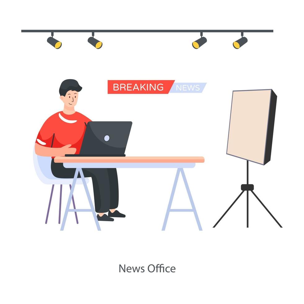 News Office Premium vector